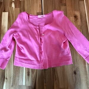 Lilly Pulitzer Pink Cardigan Sweater